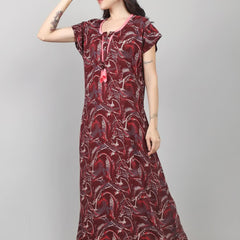Be You Printed Maxi Nightdress