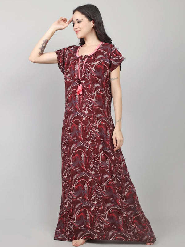 Be You Printed Maxi Nightdress