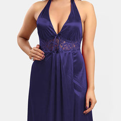 Be You Halter Neck Satin Maxi Nightdress