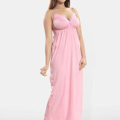 Be You Lace Cotton Maxi Nightdress