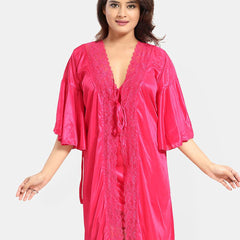 Be You Women Solid Nightdress