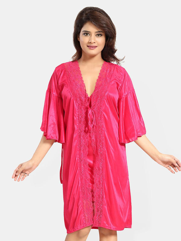 Be You Women Solid Nightdress