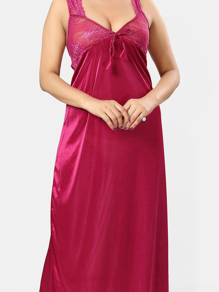 Be You Satin Maxi Sweat Nightdress