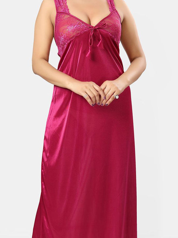 Be You Satin Maxi Sweat Nightdress
