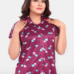 Be You Women Printed Night suit