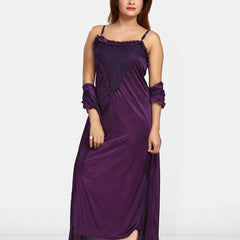 Be You Satin Maxi Nightdress With Robe