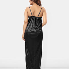 Be You Shoulder Straps Satin Maxi Nightdress
