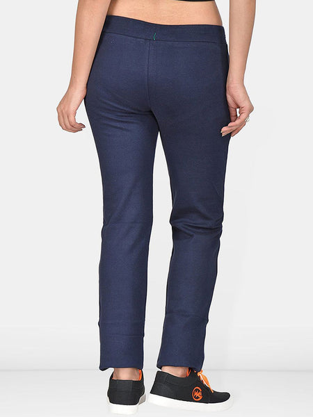 Be You Women Cotton Mid-rise Track Pants
