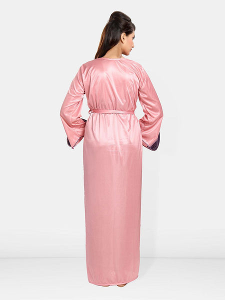 Be You Women Satin Maxi Nightdress With Robe