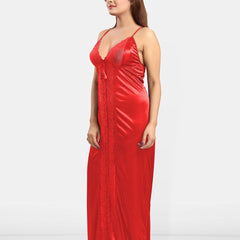 Be You Women Shoulder Straps Sleeveless Maxi Nightdress