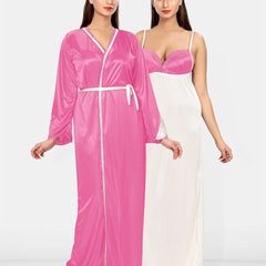Be You  Women Solid Maxi Nightdress