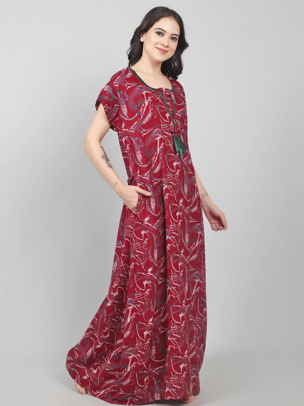 Be You Printed Maxi Nightdress