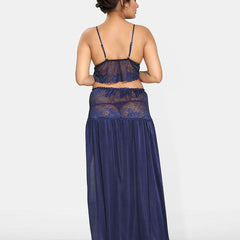 Be You Women Shoulder Straps Maxi Sweat Nightdress