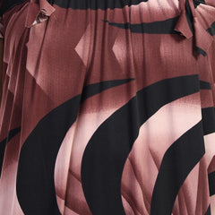 Be You Sarina Satin Spiral Print Maxi Nightdress
