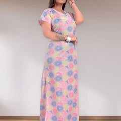 Be You Conversational Printed Maxi Nightdress