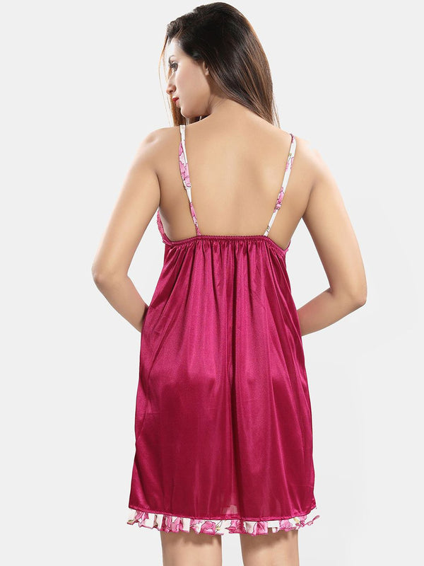 Be You Printed V-Neck Wrap Nightdress